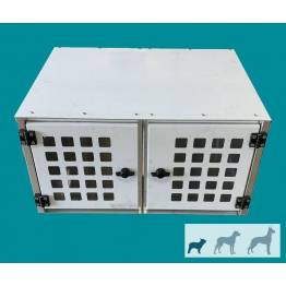 Caisse a chien simple avec étagère - Hénon Shop